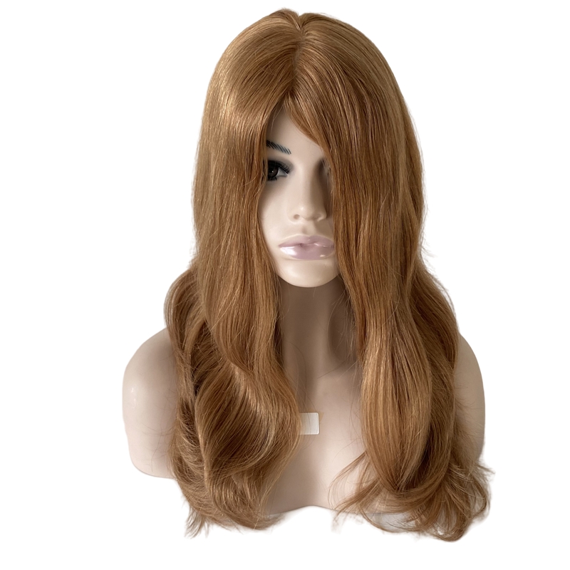 Honey Blonde Color 27# Jewish Wigs for White Woman